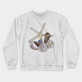 Seestern am Strand Crewneck Sweatshirt